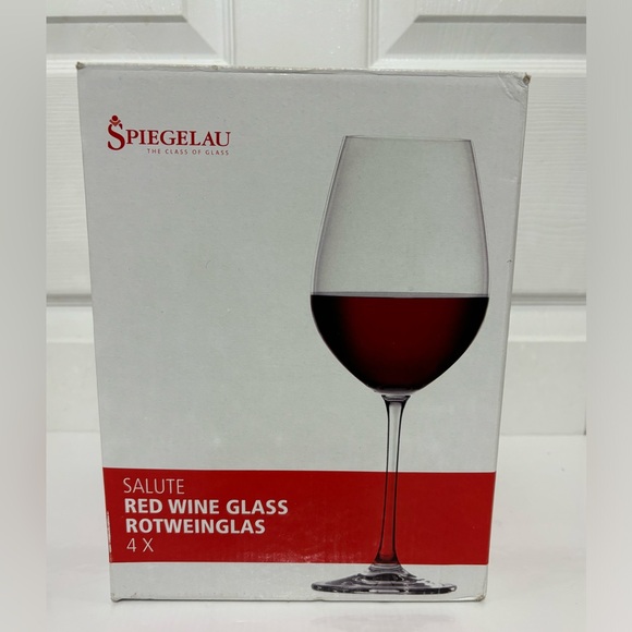 SPIEGELAU Salute Red Wine Glasses. in box - Picture 3 of 4